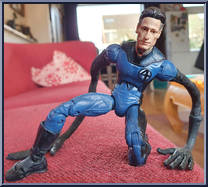 Mr. Fantastic (Rubberized) from Fantastic Four - Movie - Series 5 manufactured by Toy Biz [Loose]