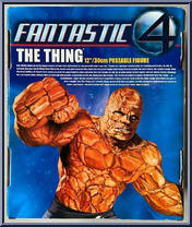 Thing from Fantastic Four - Movie - Deluxe Figures manufactured by Toy Biz [Back]