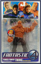 Thing (Power Punch) from Fantastic Four - Movie - Series 5 manufactured by Toy Biz [Front]