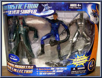 Doctor Doom / Mr. Fantastic / Silver Surfer from Fantastic Four - Rise of the Silver Surfer - Commemorative DVD Collection manufactured by Hasbro [Front]