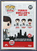Ferris Bueller from Ferris Bueller's Day Off - Pop! Vinyl Figures manufactured by Funko [Back]
