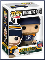 Aaron Rodgers (Throwback Jersey) from Football - Pop! Vinyl Figures manufactured by Funko [Front]