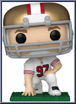 Nick Bosa (White & Red Uniform) (49ers) from Football - Pop! Vinyl Figures manufactured by Funko [Loose]