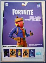Beef Boss from Fortnite - Legendary Series manufactured by Jazwares [Back]
