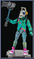 DJ Yonder (Solo Mode) from Fortnite - Basic Series manufactured by Jazwares [Loose]