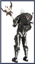 Skull Trooper from Fortnite - Basic Series manufactured by McFarlane [Loose]