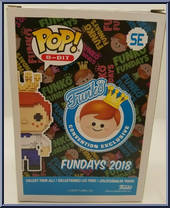 Freddy Funko (8-Bit / Green Glow) from Funko - Pop! Vinyl Figures manufactured by Funko [Back]