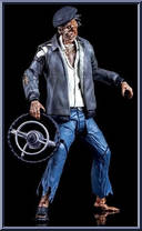 Taxi Driver Zombie Action Figure