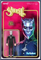 Meliora Nameless Ghoul (Cowbell & Drumsticks) from Ghost (Rock Band) - ReAction Figures manufactured by Super7 [Front]