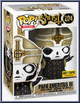 Papa Emeritus III (Metallic) from Ghost (Rock Band) - Pop! Vinyl Figures manufactured by Funko [Front]