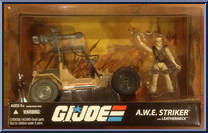 A.W.E. Striker (with Leatherneck) from G.I. Joe - 25th Anniversary - Vehicle Sets manufactured by Hasbro [Front]