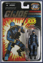 Cobra Trooper from G.I. Joe - 25th Anniversary - Wave  2 manufactured by Hasbro [Front]