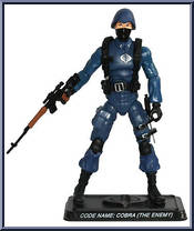 Cobra Trooper from G.I. Joe - 25th Anniversary - Wave  2 manufactured by Hasbro [Loose]