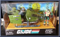 Ghost Hawk (with Lift Ticket) from G.I. Joe - 25th Anniversary - Vehicle Sets manufactured by Hasbro [Front]