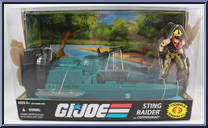 Sting Raider (with Copperhead) from G.I. Joe - 25th Anniversary - Vehicle Sets manufactured by Hasbro [Front]