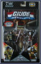 Storm Shadow (Training) / Tunnel Rat from G.I. Joe - 25th Anniversary - Comic Packs - Wave  8 manufactured by Hasbro [Front]