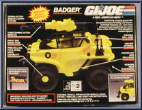 Badger from G.I. Joe - Classic Collection - Series 10 - Accessories manufactured by Hasbro [Back]