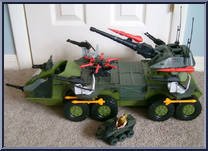 Rolling Thunder (with Armadillo) from G.I. Joe - Classic Collection - Series  7 - Accessories manufactured by Hasbro [Loose]