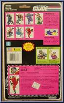 Slice (Orange) from G.I. Joe - Classic Collection - Series 12 - Ninja Force manufactured by Hasbro [Back]