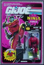 Slice (Red) from G.I. Joe - Classic Collection - Series 11 - Ninja Force manufactured by Hasbro [Front]