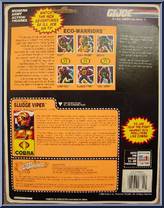 Sludge Viper from G.I. Joe - Classic Collection - Series 10 - Eco Warriors manufactured by Hasbro [Back]