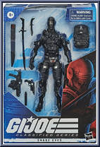 Snake Eyes from G.I. Joe - Classified - Basic Series manufactured by Hasbro [Front]