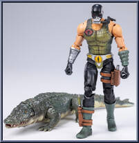 Croc Master & Fiona from G.I. Joe - Exquisite Mini Series manufactured by Hiya Toys [Loose]