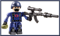 Cobra Trooper from G.I. Joe - Collection 1 manufactured by Kre-O [Loose]
