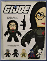 Baroness from G.I. Joe - Mighty Muggs - Wave 2 manufactured by Hasbro [Back]