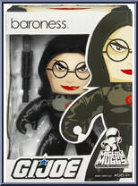 Baroness from G.I. Joe - Mighty Muggs - Wave 2 manufactured by Hasbro [Front]