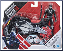 Snake Eyes (with Stealth Cycle) from G.I. Joe - Origins - Vehicles manufactured by Hasbro [Front]