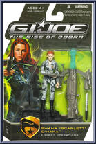 Shana "Scarlett" O'Hara (Covert Ops) from G.I. Joe - Rise of Cobra - Collection 2 - Wave 1 manufactured by Hasbro [Front]