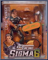 Long Range (Desert Gear) from G.I. Joe - Sigma Six - Basic Series manufactured by Hasbro [Front]
