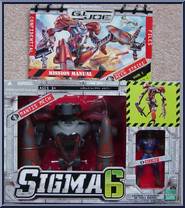 Mantis Mech (with Destro) from G.I. Joe - Sigma Six - Mission Manual manufactured by Hasbro [Front]