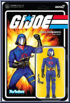 Cobra Commander (Toy Colors) from G.I. Joe - ReAction Figures manufactured by Super7 [Front]