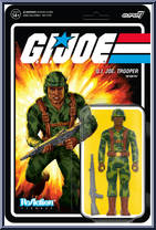G.I. Joe Trooper (Camo Green Uniform) from G.I. Joe - ReAction Figures manufactured by Super7 [Front]