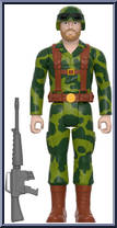 G.I. Joe Trooper (Camo Green Uniform) from G.I. Joe - ReAction Figures manufactured by Super7 [Loose]