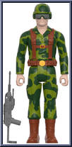 G.I. Joe Trooper (Camo Green Uniform) from G.I. Joe - ReAction Figures manufactured by Super7 [Loose]