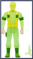 Snake Eyes (Glow Patrol) from G.I. Joe - ReAction Figures manufactured by Super7 [Loose]