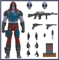 Zartan from G.I. Joe - Ultimates manufactured by Super7 [Loose]