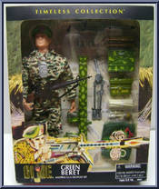 Green Beret Machine Gun Outpost Set Action Figure