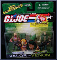 Bombstrike / Croc Master from G.I. Joe - Valor vs Venom - 2-Packs manufactured by Hasbro [Front]