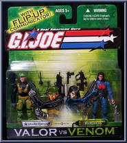 Hard Drive / Baroness from G.I. Joe - Valor vs Venom - 2-Packs manufactured by Hasbro [Front]