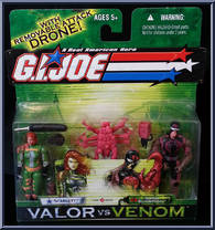 Scarlett / Sand Scorpion from G.I. Joe - Valor vs Venom - 2-Packs manufactured by Hasbro [Front]