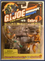 General Tomahawk vs. Headman from G.I. Joe vs. Cobra - Basic Series manufactured by Hasbro [Front]