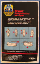 Breez from Go-Bots - Wendy's manufactured by Tonka [Back]