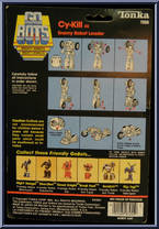 Cy-Kill (Green & Black) from Go-Bots - 1985 Series manufactured by Tonka [Back]