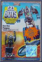 Dive-Dive from Go-Bots - 1984 Series manufactured by Tonka [Canadian Card]