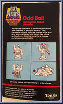 Odd Ball from Go-Bots - Wendy's manufactured by Tonka [Back]