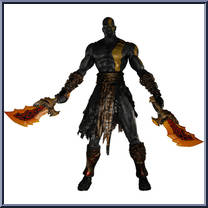 Kratos (Dark Odyssey) from God of War - God of War II manufactured by Neca [Loose]